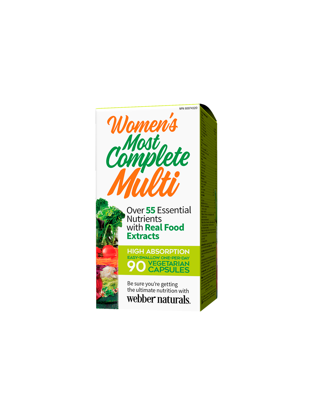 Multivitaminpräparat für Frauen – Women's Most Complete Multi, 90 Kapseln <tc>Webber Naturals</tc>