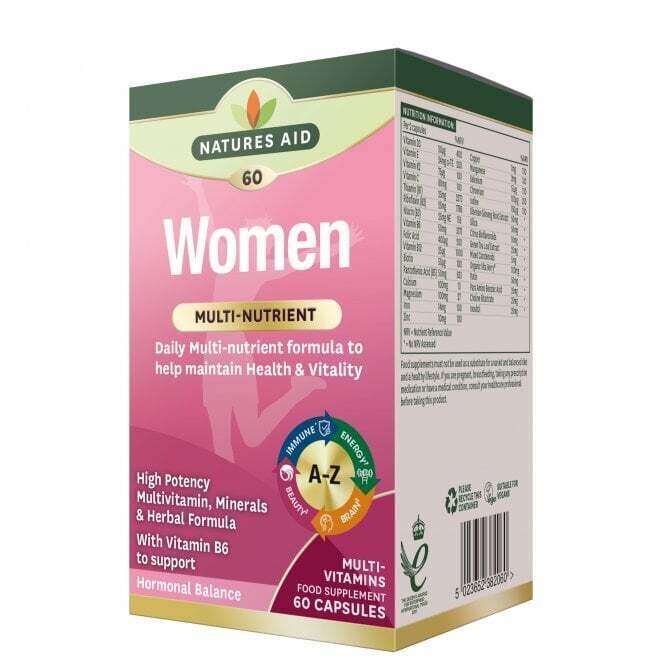 Multivitamine und Mineralien für Frauen 60 Kapseln NaturesAid