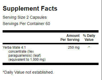 Yerba Mate (4:1) 125 mg - 120 Kapseln