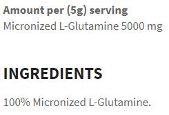 L -Glutaminpulver - 250 Gramm