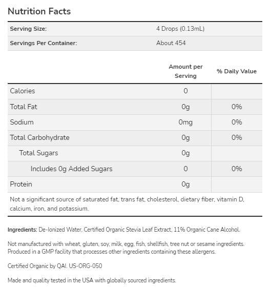 Bessere Stevia® Flüssigkeit | Bio - 237 ml