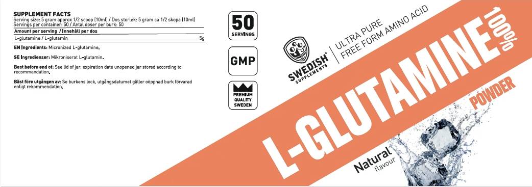 L -Glutamin 100% - 250 Gramm