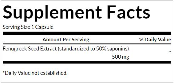 Bockshornklee extrahieren 500 mg - 90 Kapseln