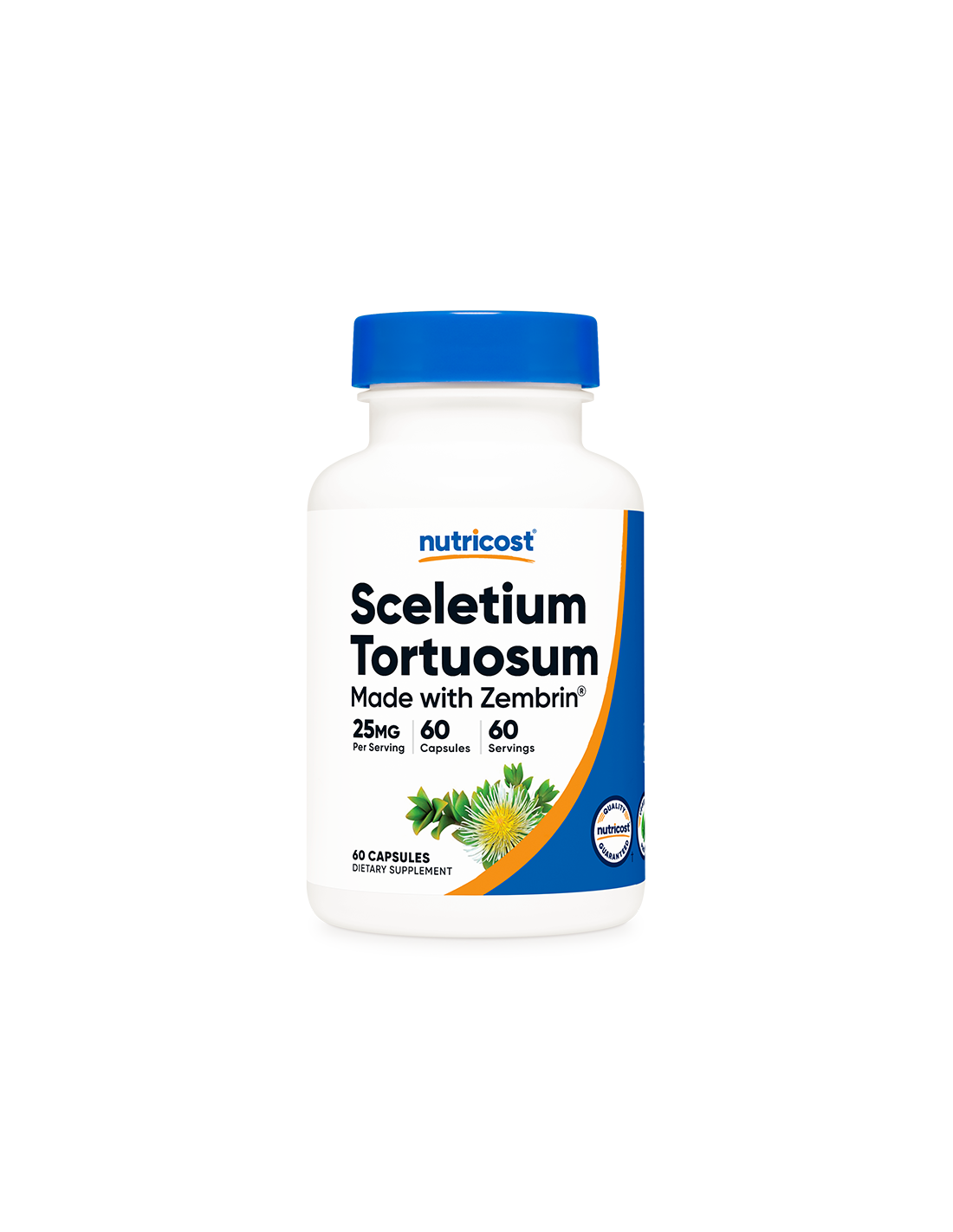 Stress und Angst – Zembrin (Sceletium tortuosum), 25 mg x 60 Kapseln <tc>Nutricost</tc>