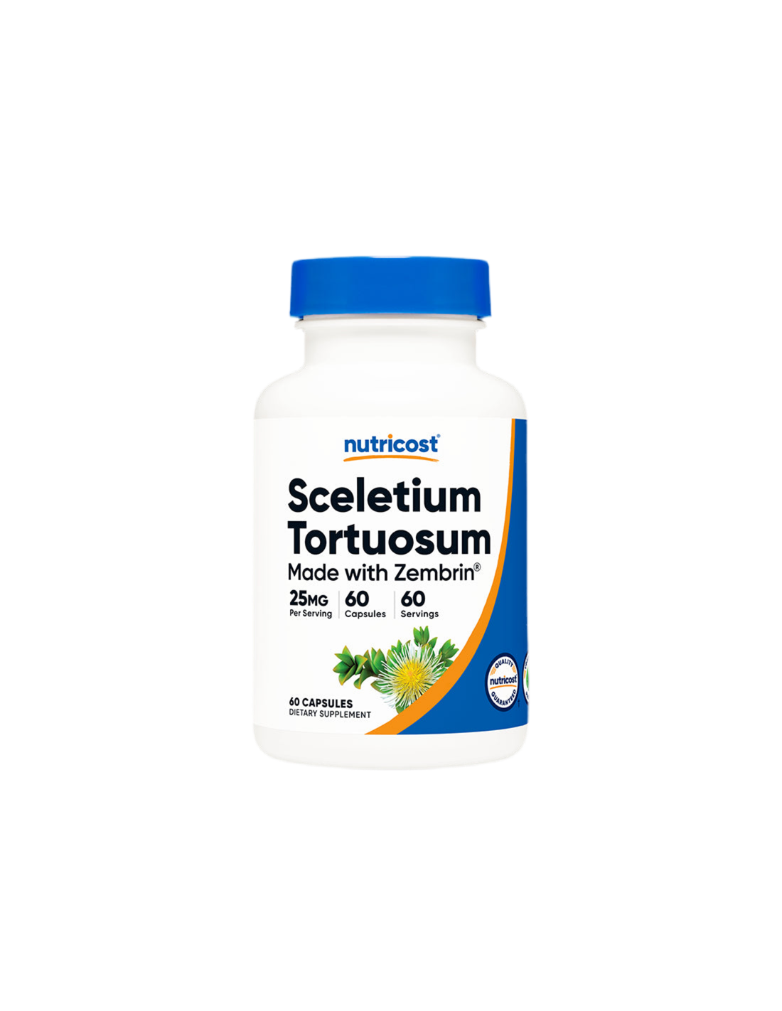 Stress und Angst – Zembrin (Sceletium tortuosum), 25 mg x 60 Kapseln <tc>Nutricost</tc>