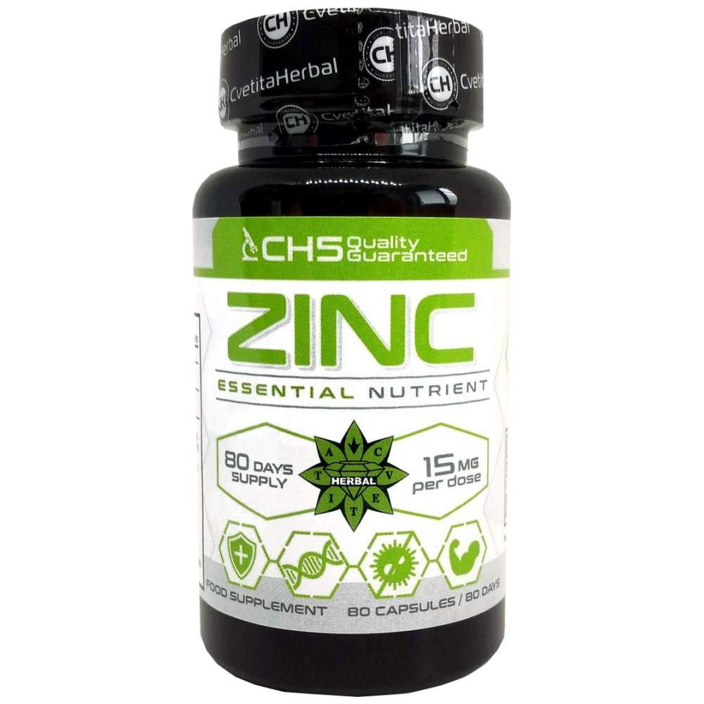Zink 15 mg – 80 Kapseln
