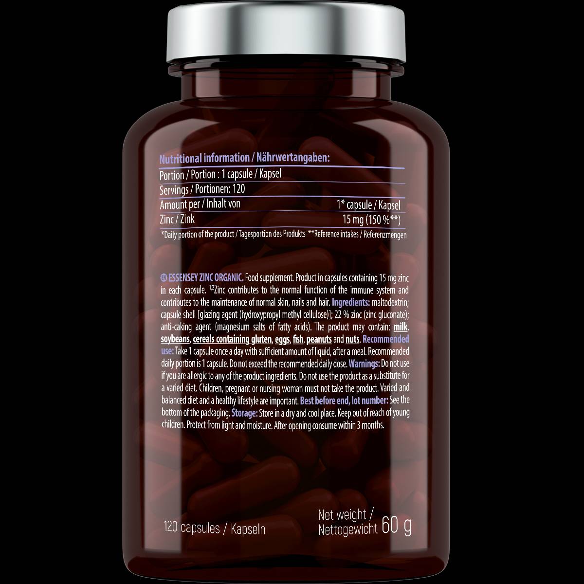 Zink Bio 15 mg – 90 Kapseln