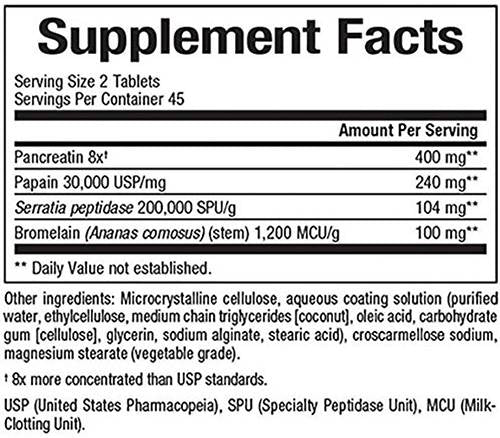 Zymactive reguläre Stärke 90 Tabletten