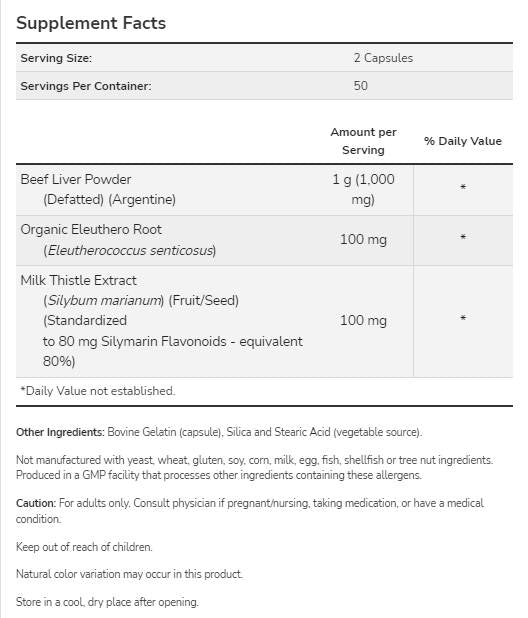 Leberkappen - 100 Kapseln