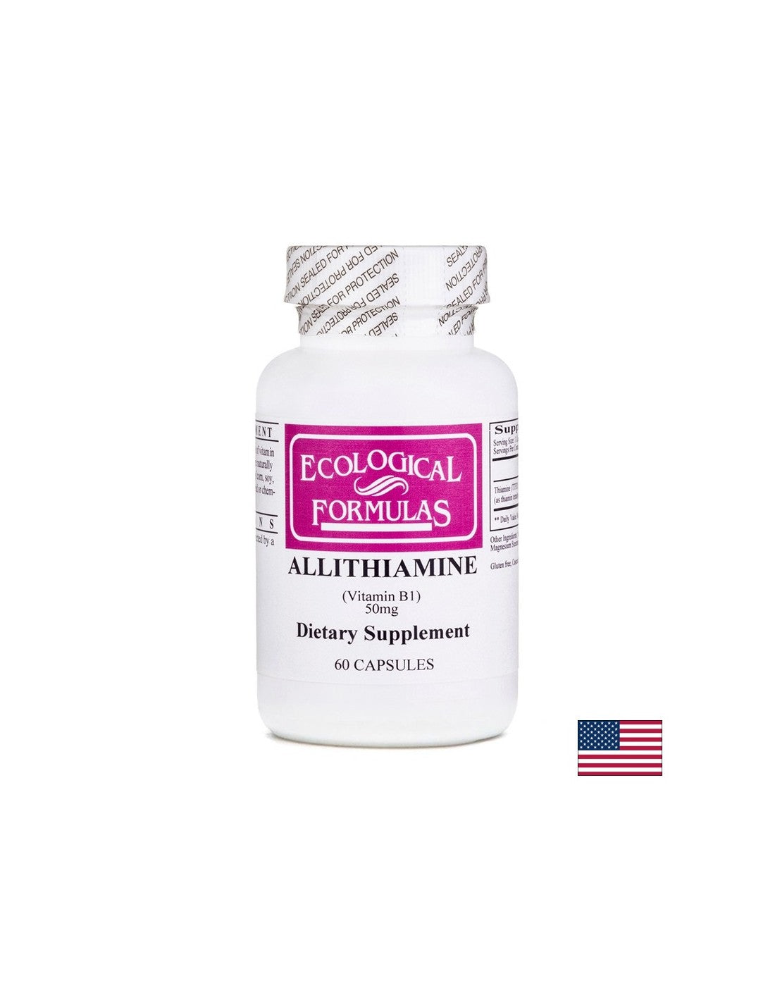 Alithiamin (Vitamin B1) - Neurologische Gesundheit, 60 Kapseln