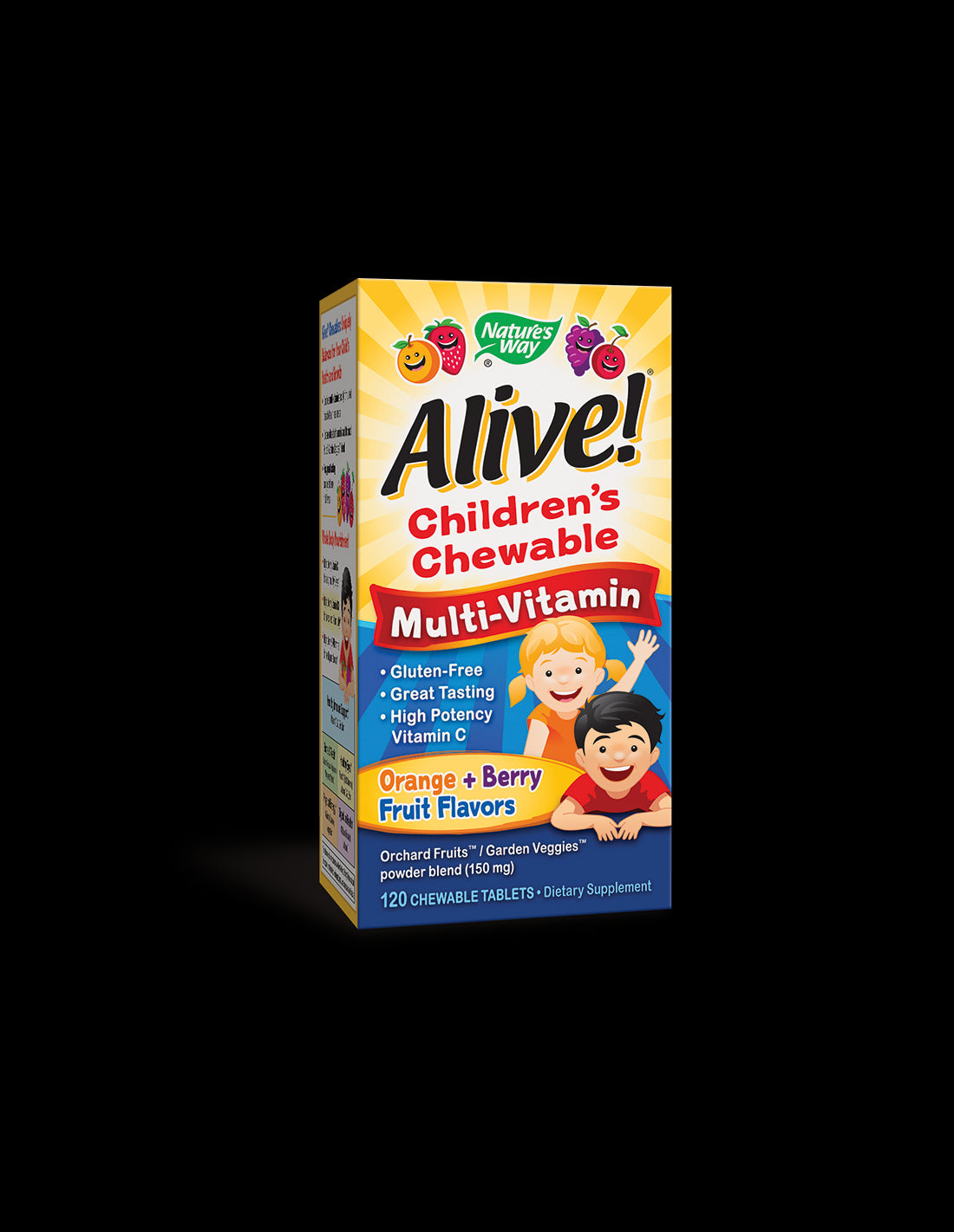 <tc>Alive</tc>! Multivitamin-Kautabletten für Kinder - 120 Kautabletten