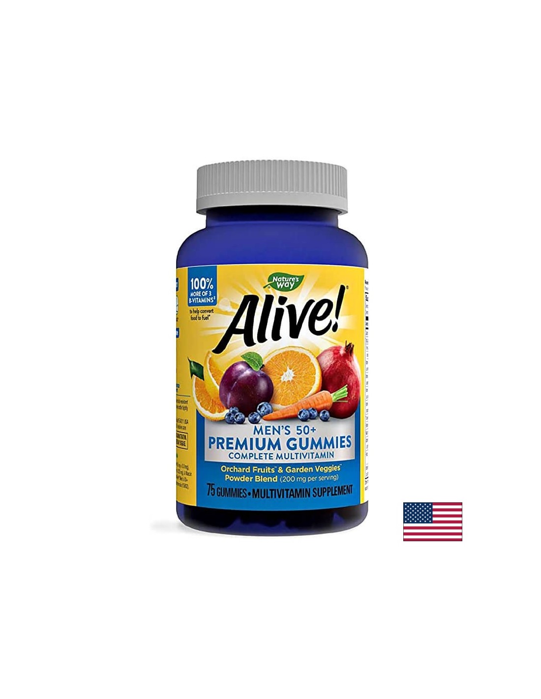 <tc>Alive</tc>! Multivitamine für Männer 50+ - 75 Gummibärchen