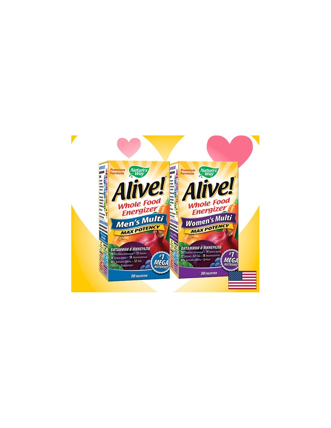 Promo-Paket <tc>Alive</tc>! für Frauen + <tc>Alive</tc>! für Herren