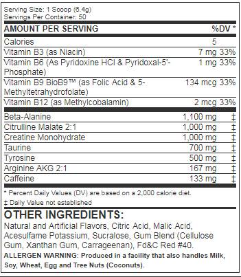 Musclemax Apocalypse Prework 320 Gramm