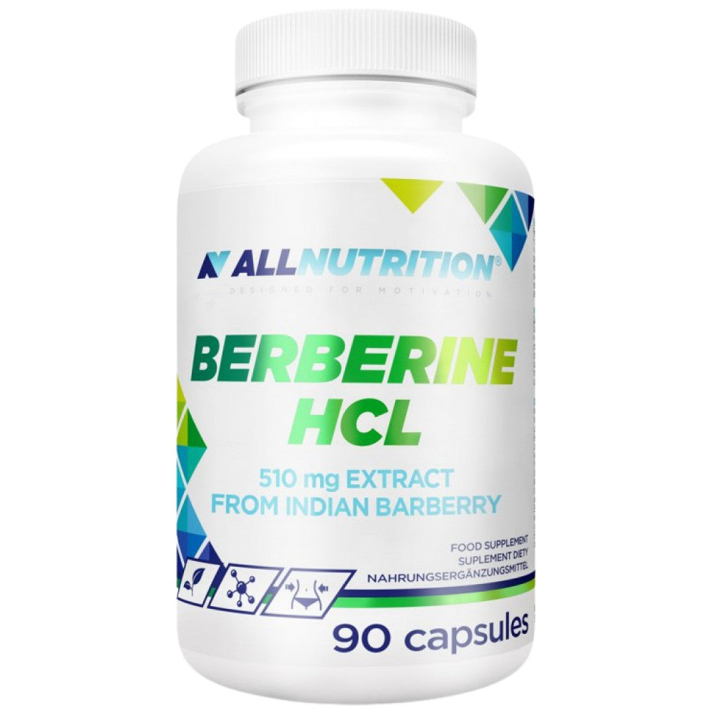 Berberine HCl 510 mg | Auszug aus indischer Barberry - 90 Kapseln