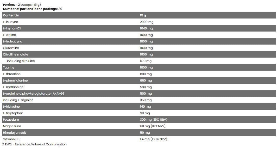 Xtreme Napalm / Amino 13 + Elektrolyte - 15 Gramm