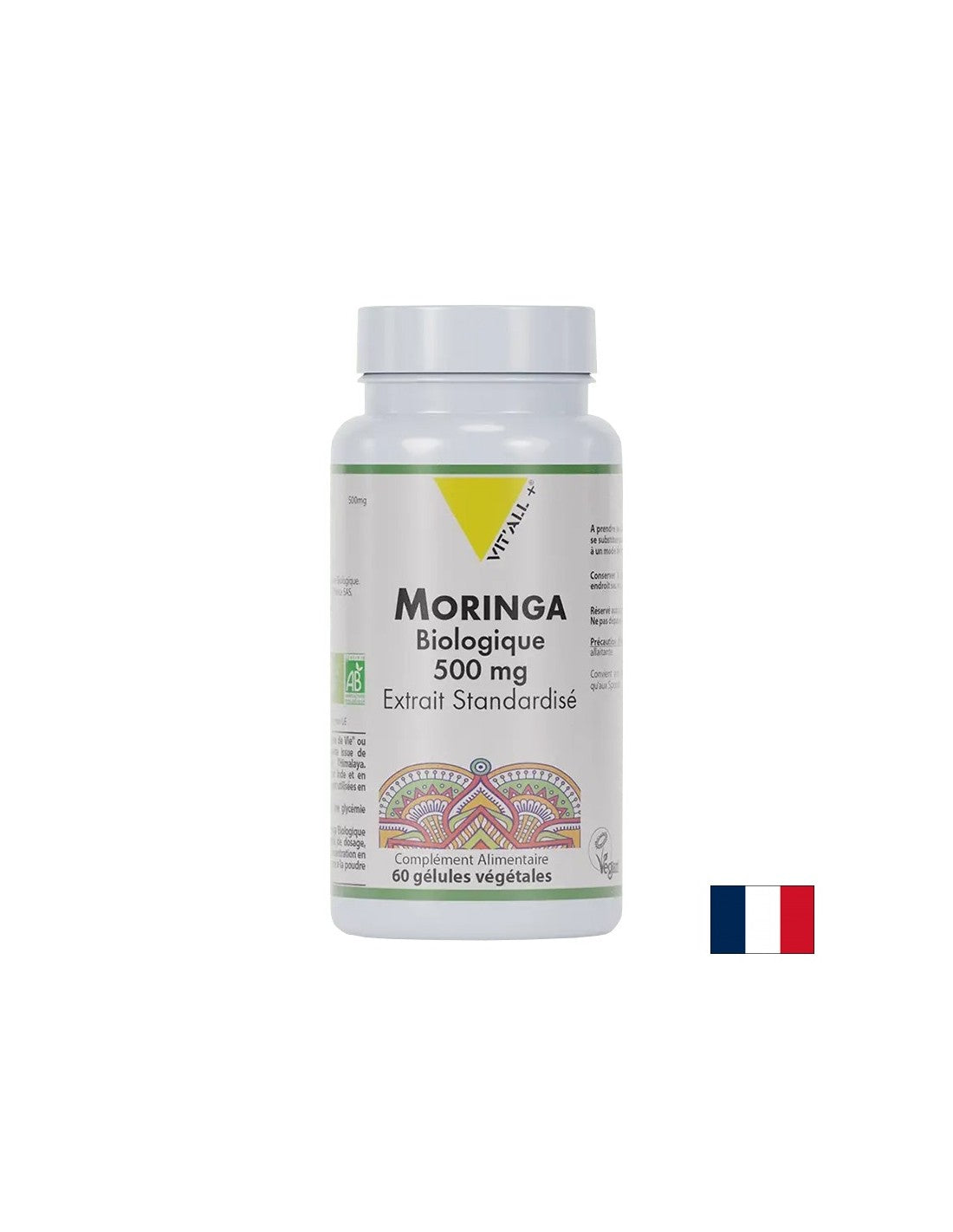 Antioxidans und starke Immunität - Moringa, organisch, 500 mg x 60 Kapseln