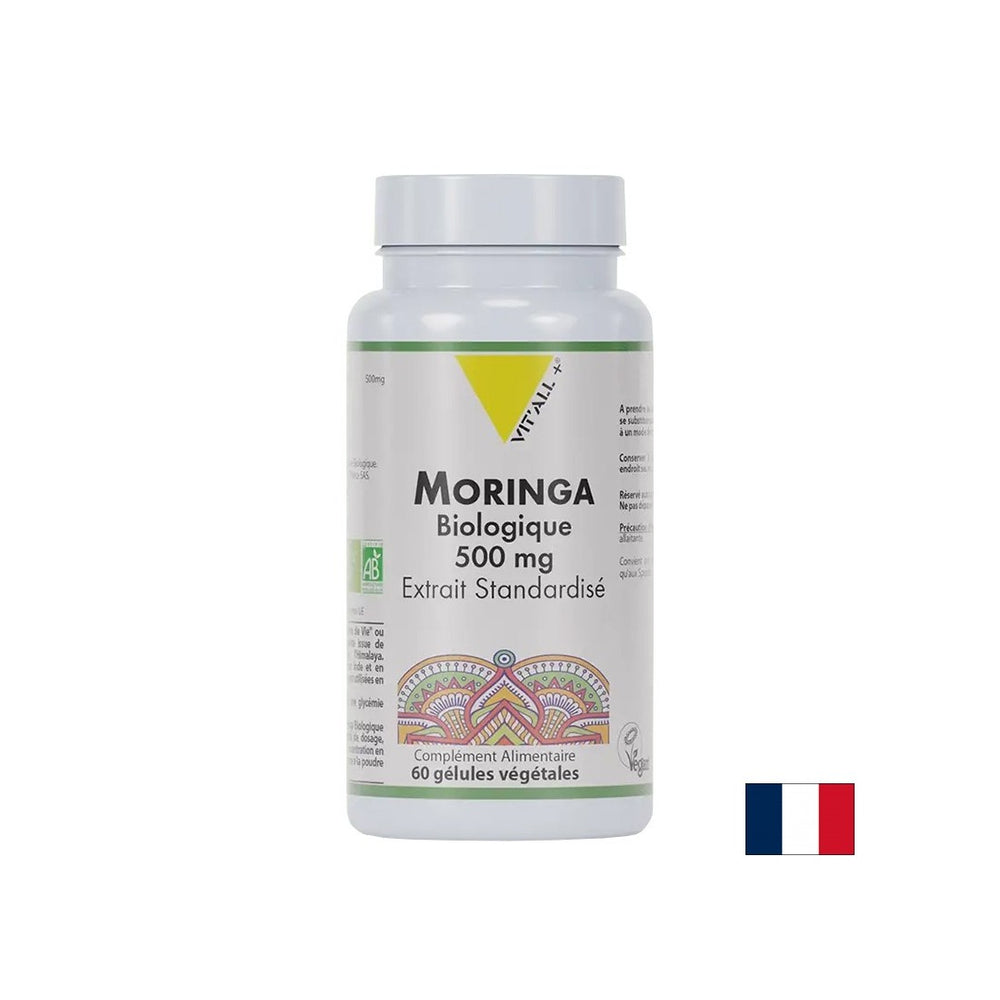 Antioxidans und starke Immunität - Moringa, organisch, 500 mg x 60 Kapseln