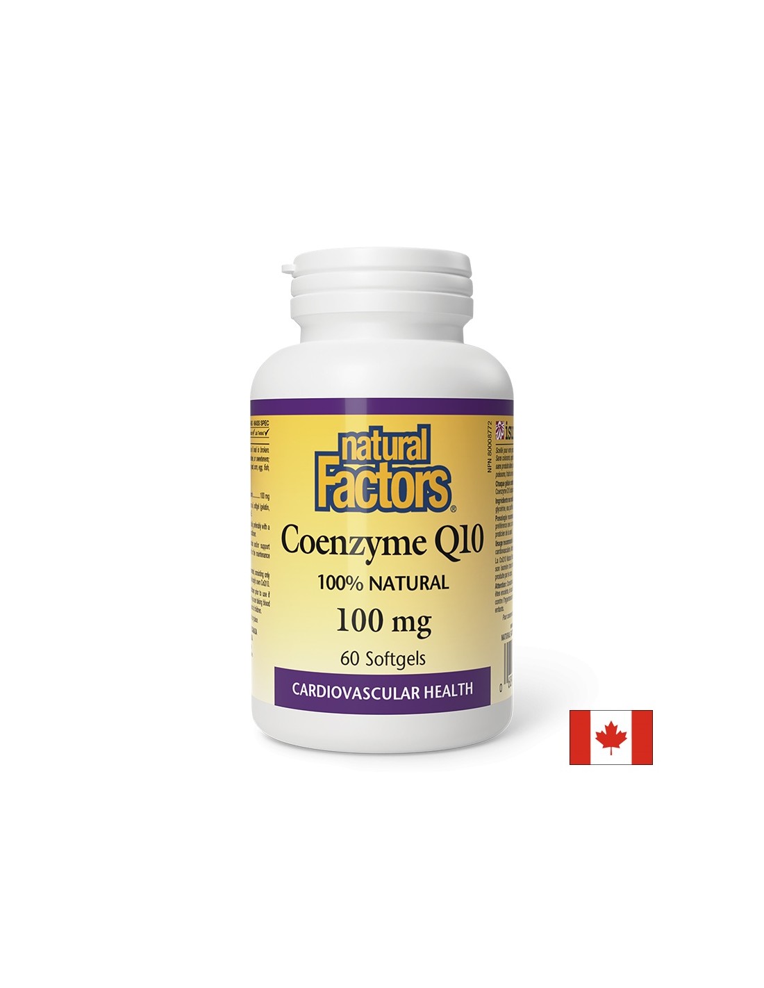 Antioxidans für ein gesundes Herz - Coenzym Q10, 100 mg x 60 Weichgelkapseln