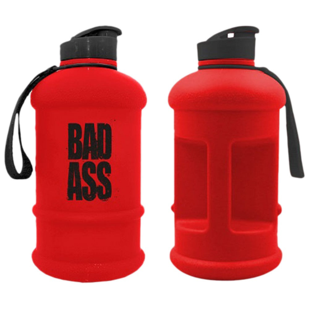 <tc>BAD ASS</tc> / Matte Wasserkaraffe / Schwarzes Logo 1300 ml