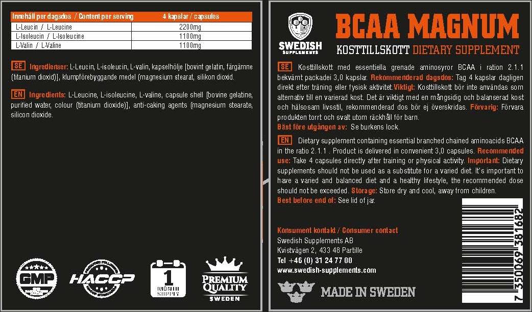 BCAA Magnum 1100 mg 120 Kapseln