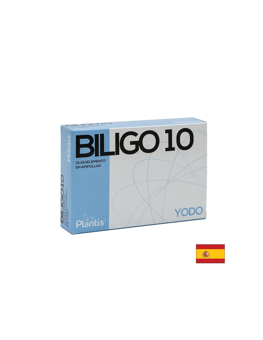 Jod (Kaliumjodid) - Schilddrüse und Metabolismus - Biligo 10 Yodo, 20 Ampullen zum Trinken