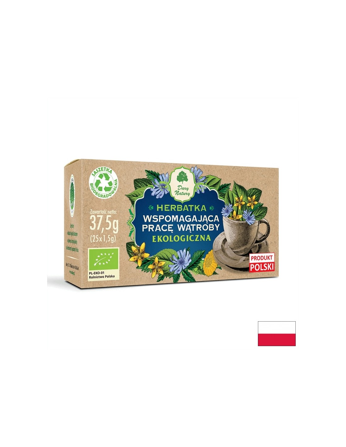 Kräutertee unterstützende Leberfunktion Bio, 25 Filtertaschen