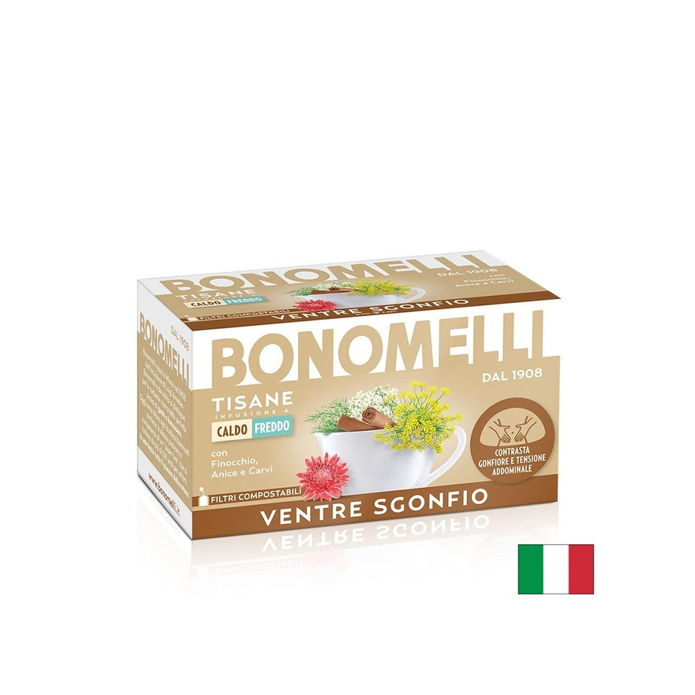 Kräutertee gegen Gas und Blähungen - für einen flachen Magen und einen täglichen Komfort, 16 Beutel