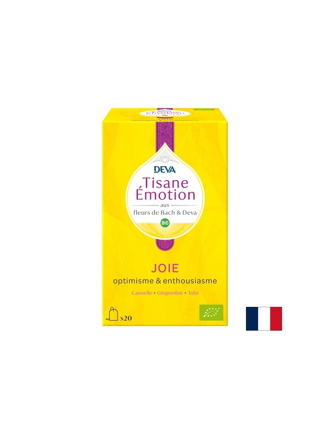 Kräutertee "Joy" (mit Blumenelixieren nach Dr. Bachs Methode), 20 Filtertaschen