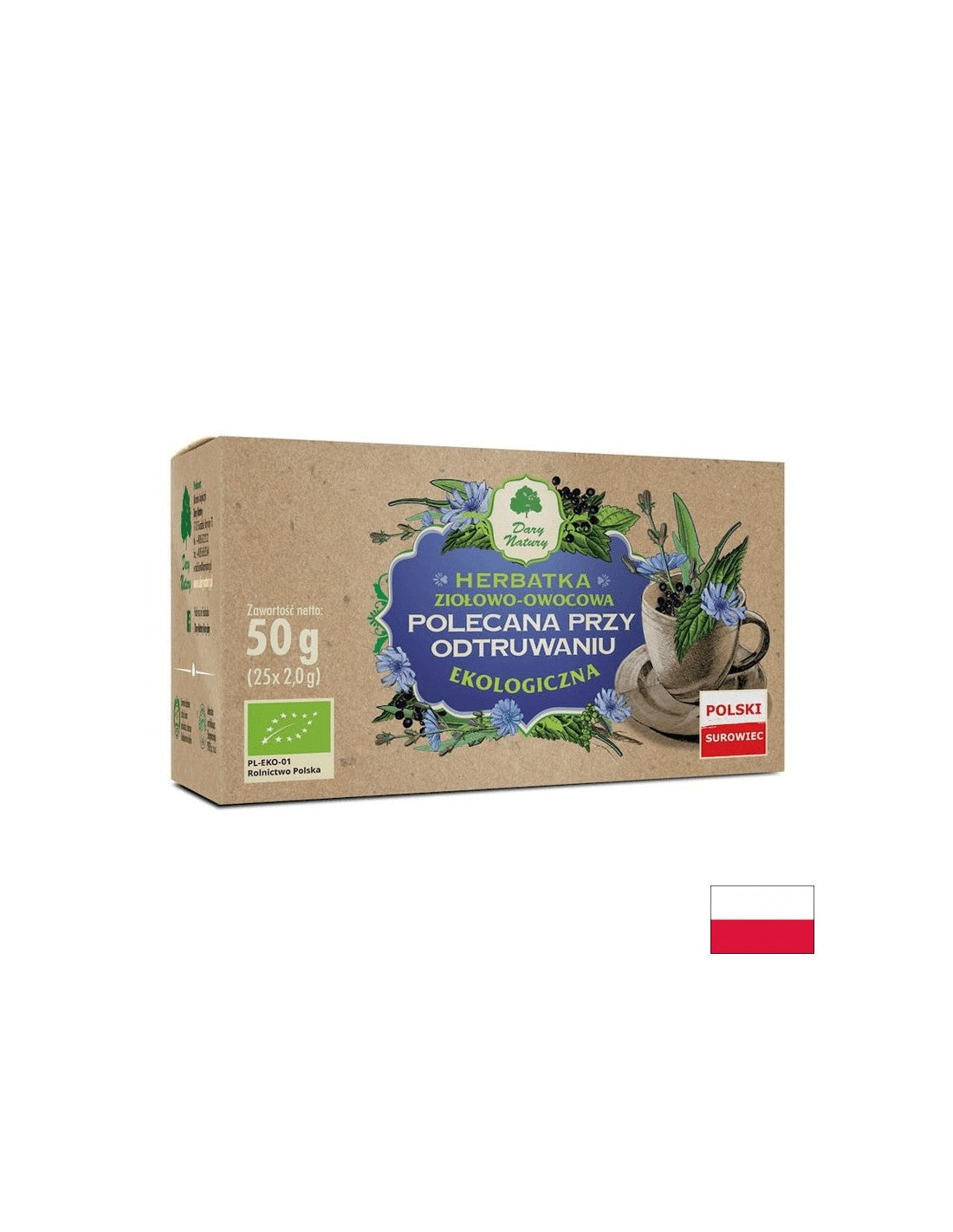 Kräutertee für Detox Bio, 25 Filtertaschen