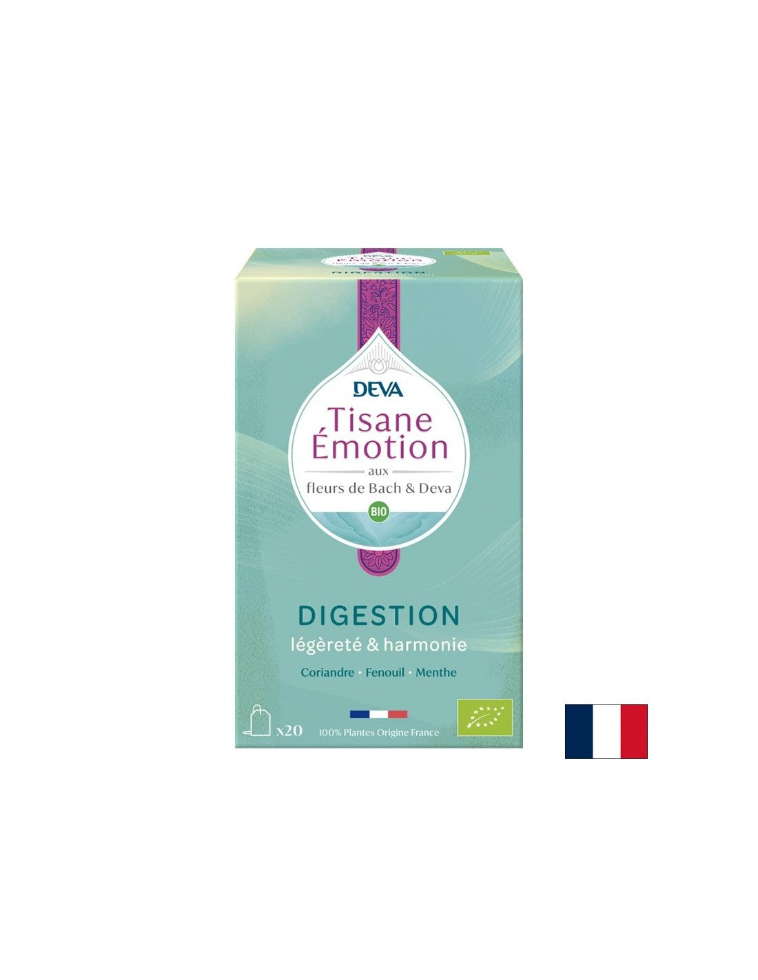 Kräutertee für eine gute Verdauung (mit Blumenelixieren nach Dr. Bachs Methode), 20 Filtertaschen