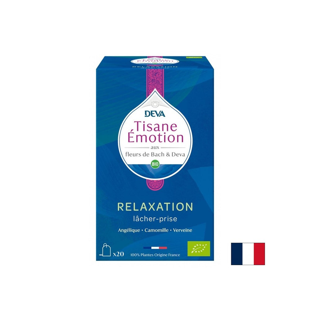 Kräutertee zur Entspannung (mit Blumenelixieren nach Dr. Bachs Methode), 20 Filtertaschen