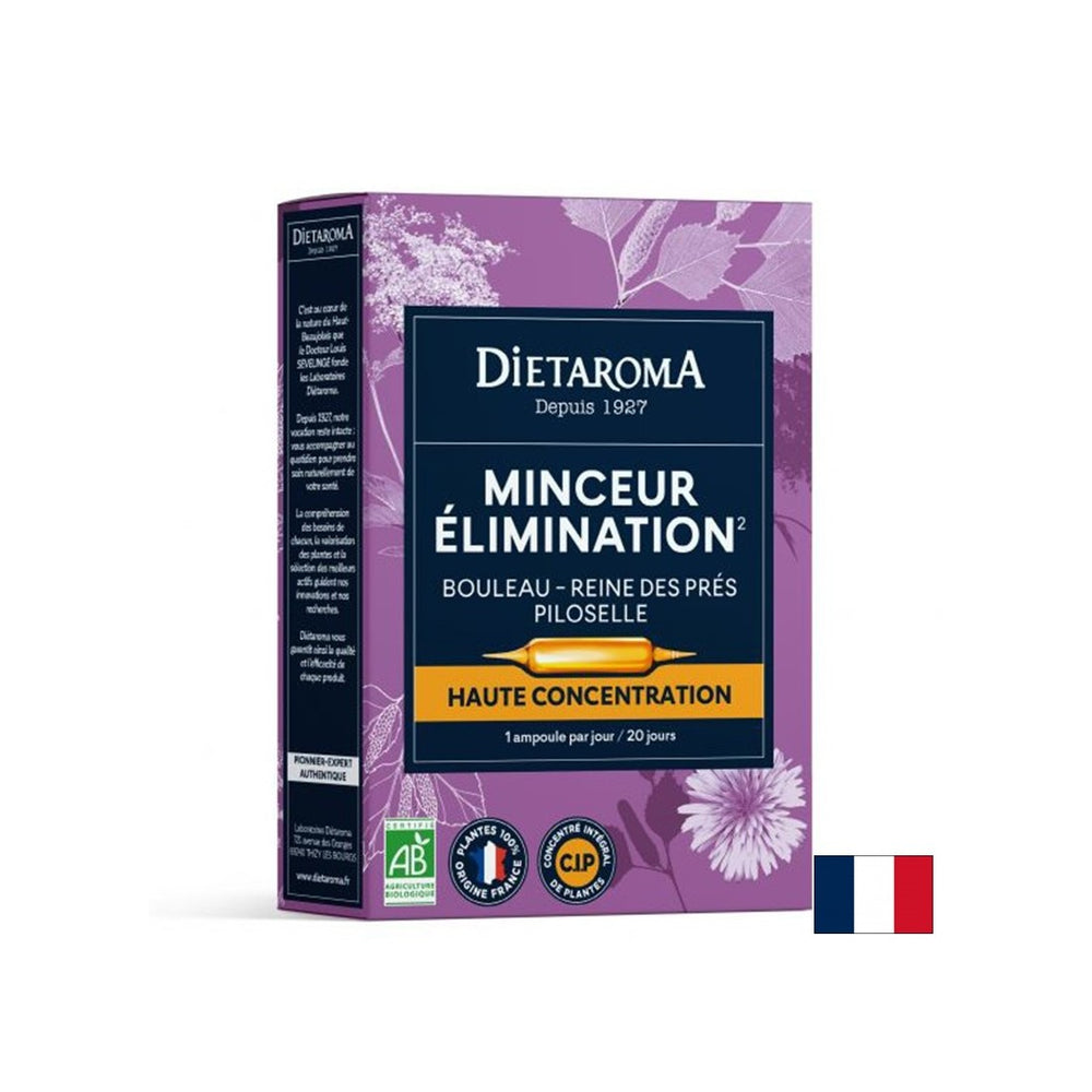 Kräuterformel für Gewichtsverlust (mit Birch-, Marsh -Ringelblumen- und Mausohren), 20 Trinkampullen