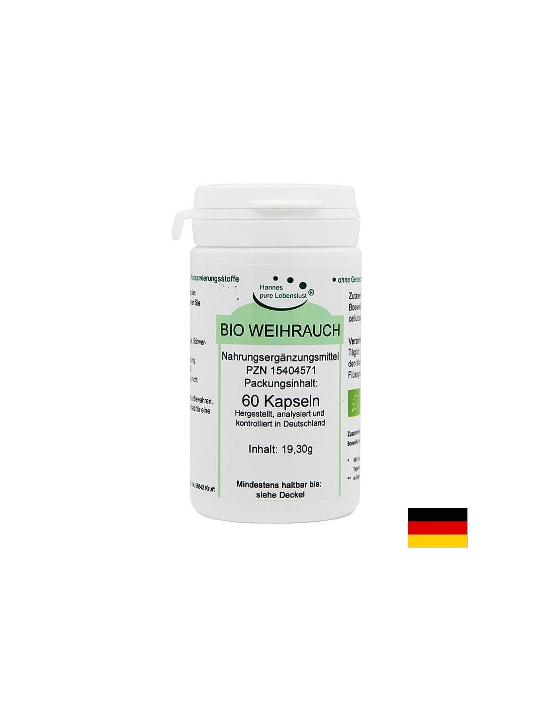 BIO Weihrauch / BIO Boswellia, 60 capsules El Compra - Nutra Best Europe