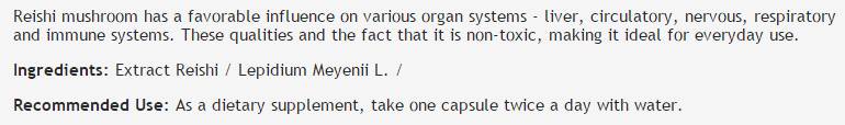Reishi Pilzextrakt 360 mg - 100 Kapseln