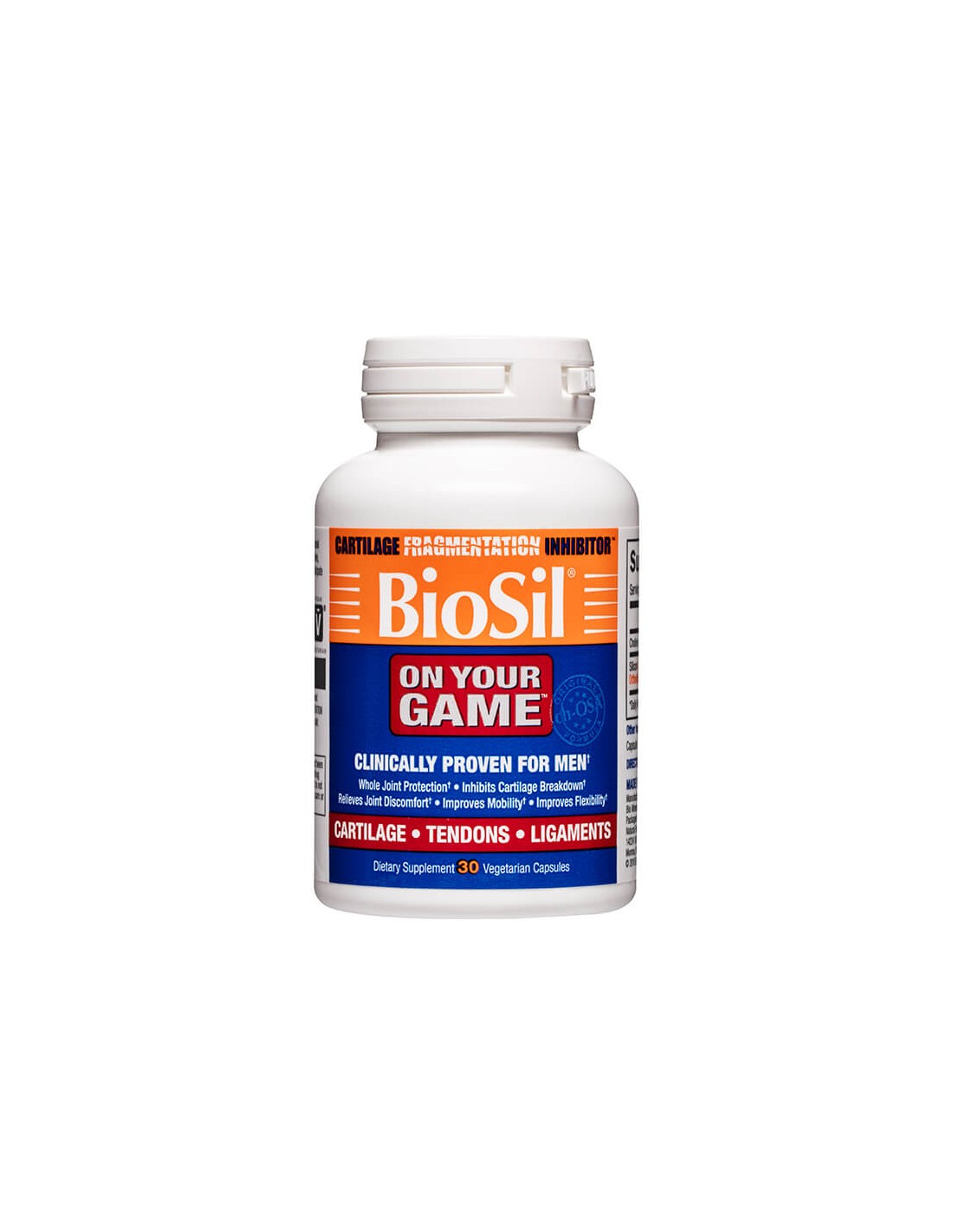 BioSil On Your Game, 30 capsules Natural Factors - Nutra Best Europe