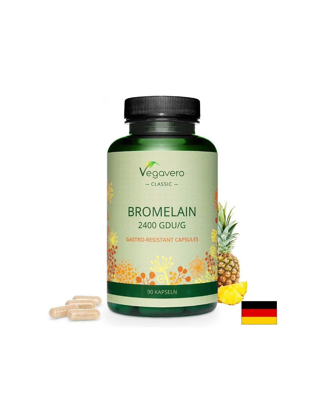 BROMELAIN - BROMELAIN, 90 Kapseln <tc>Vegavero</tc>