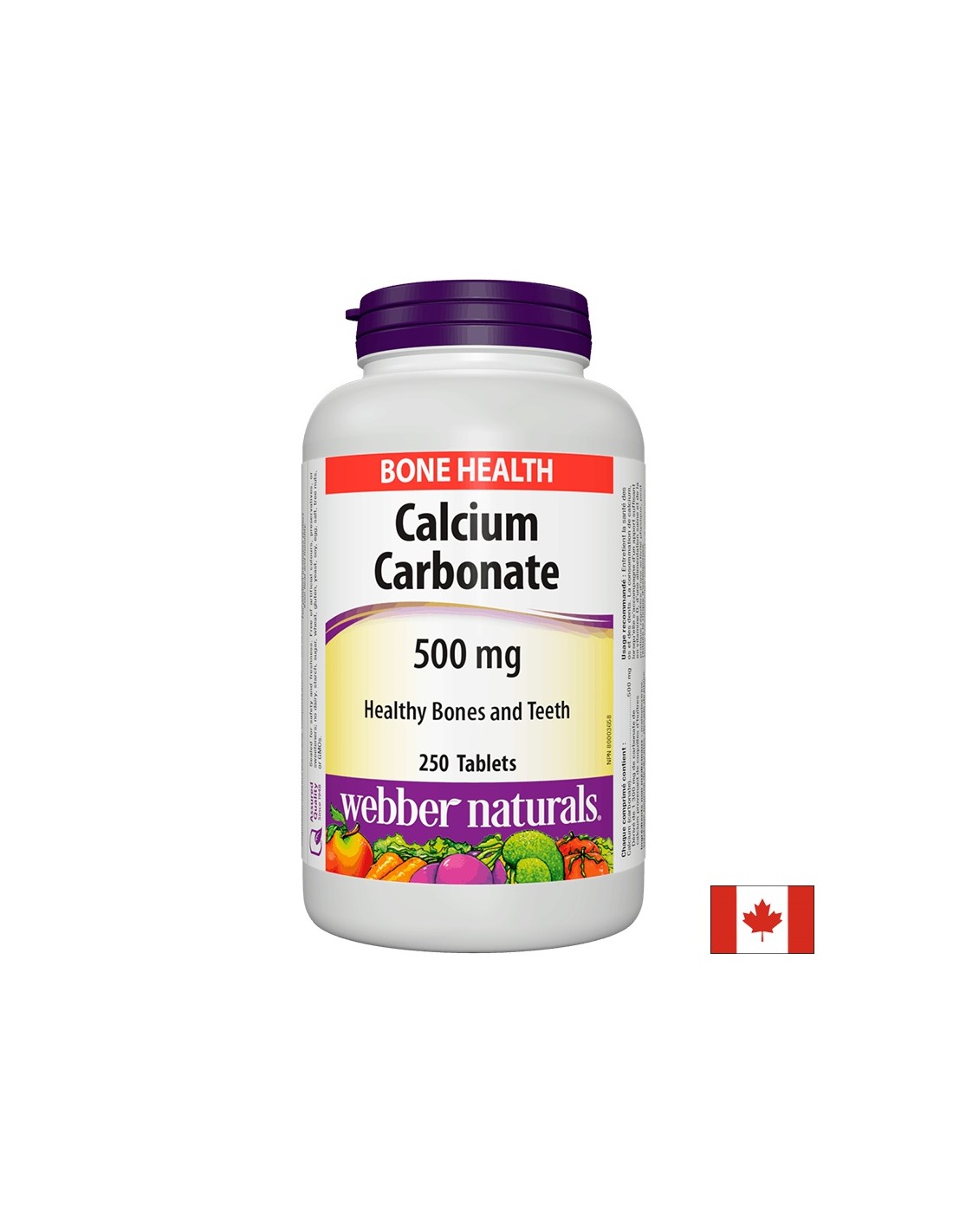 Calciumcarbonat, 500 mg, 250 Tabletten