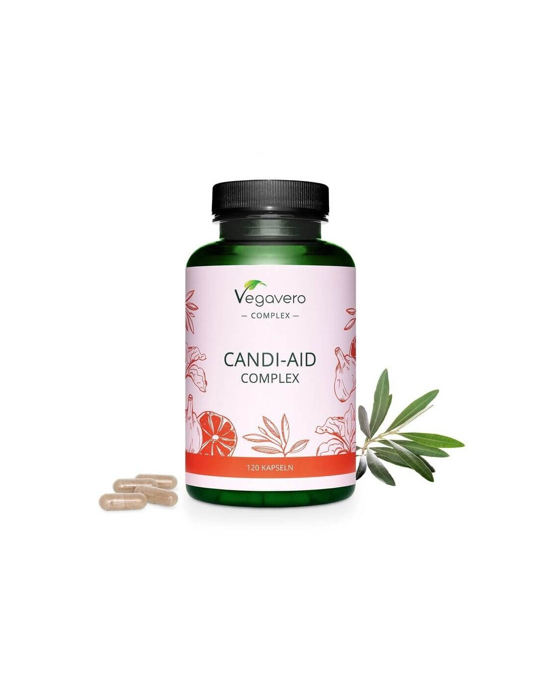 Candi-Aid Complex, 120 capsules, 100% Vegan Vegavero - Nutra Best Europe