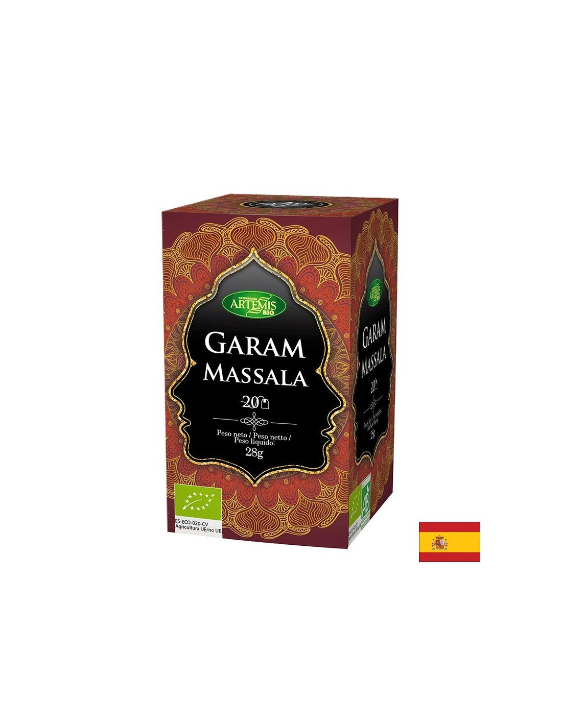 Bio -Garam Masala -Tee, 20 Filtertaschen