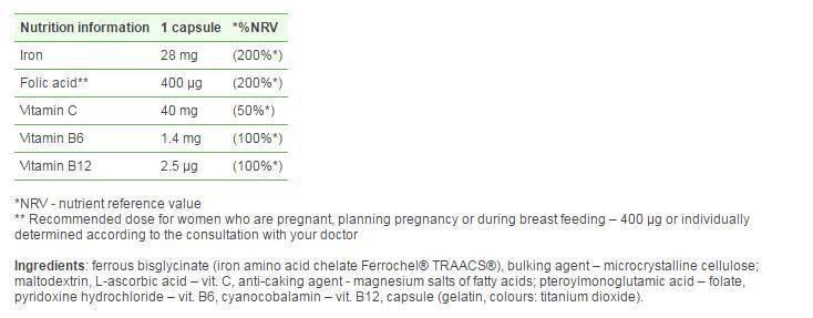 Chela -FERR Forte - 30 Kapseln