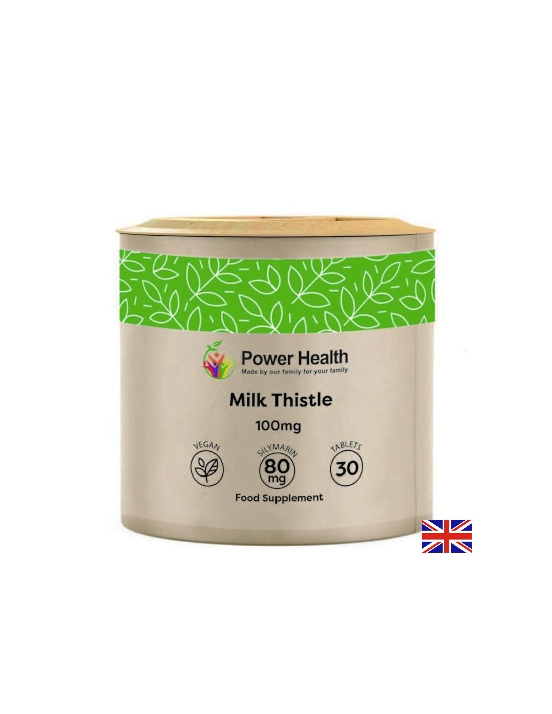 Leber - Milch Thistle, 100 mg x 30 Tabletten