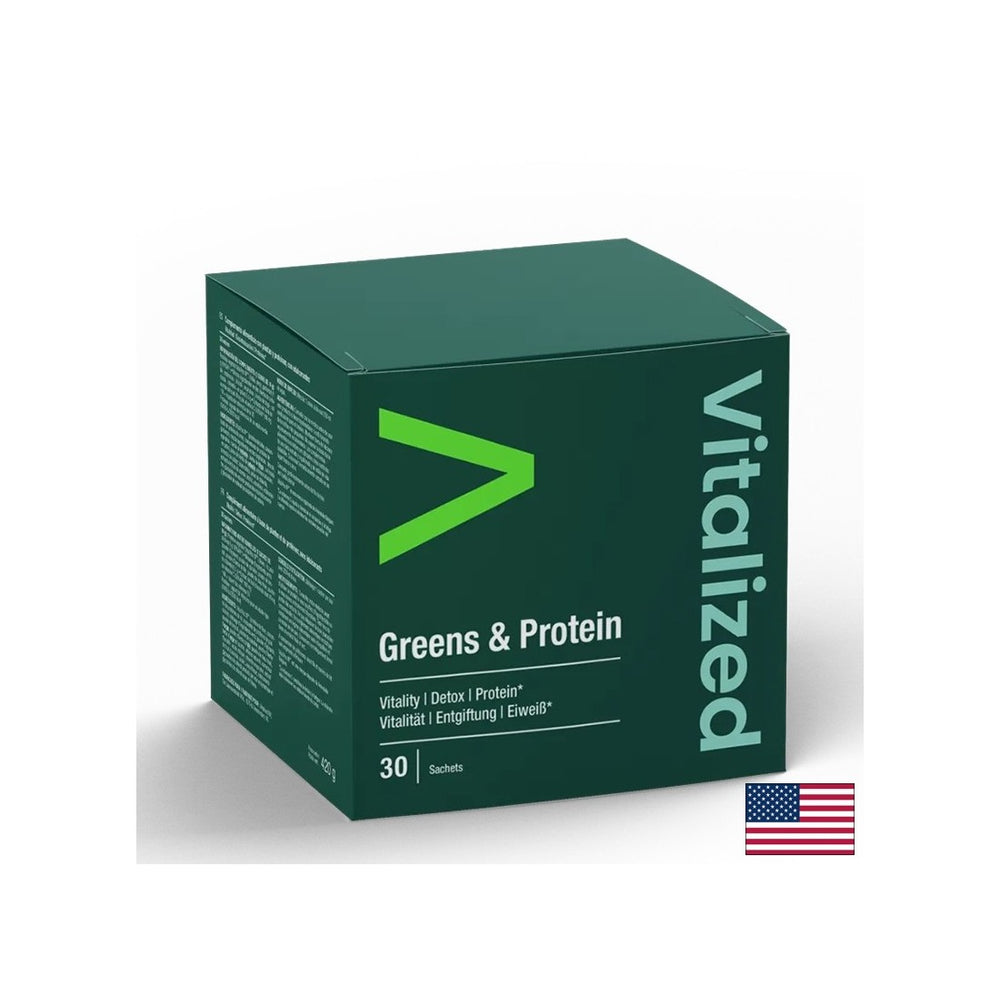 Liver and Muscle Function - Green Foods + Protein, 30 Sachets - Nutra Best Europe