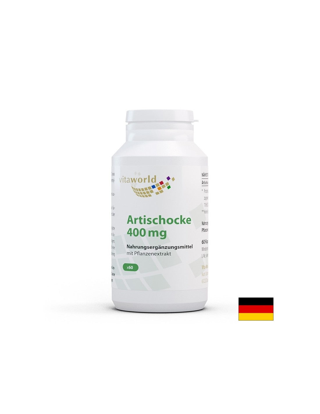 Leber und Galle - Artischocken, 400 mg x 60 Kapseln
