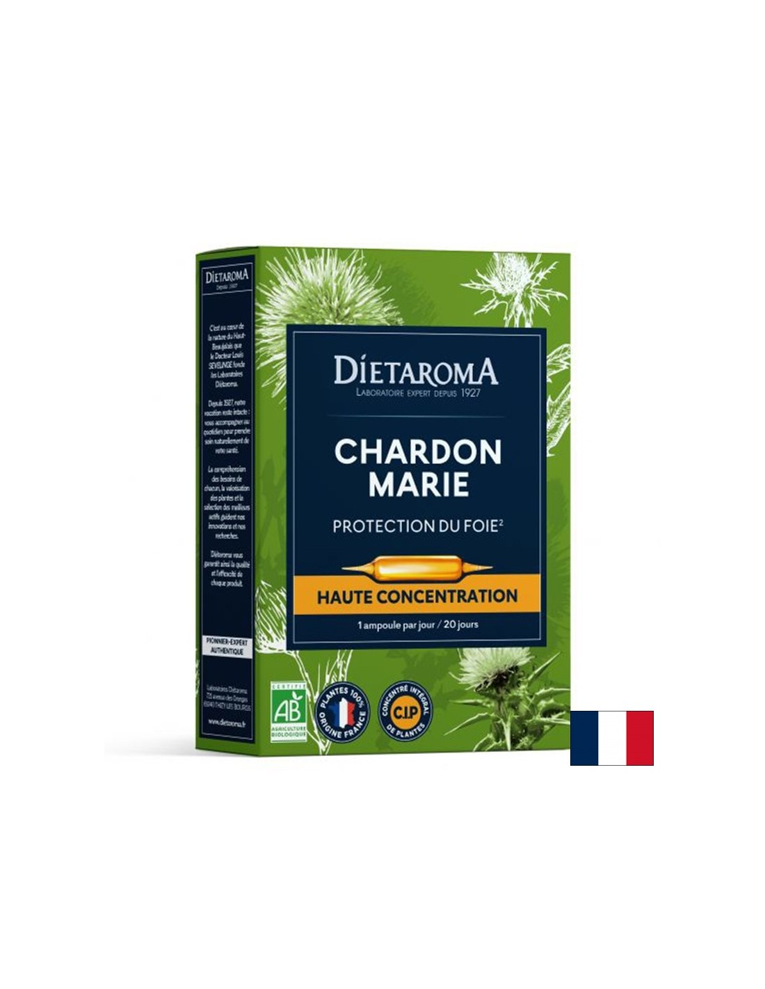 Leber und Galle - Milch Thistle, 20 Trinkampullen