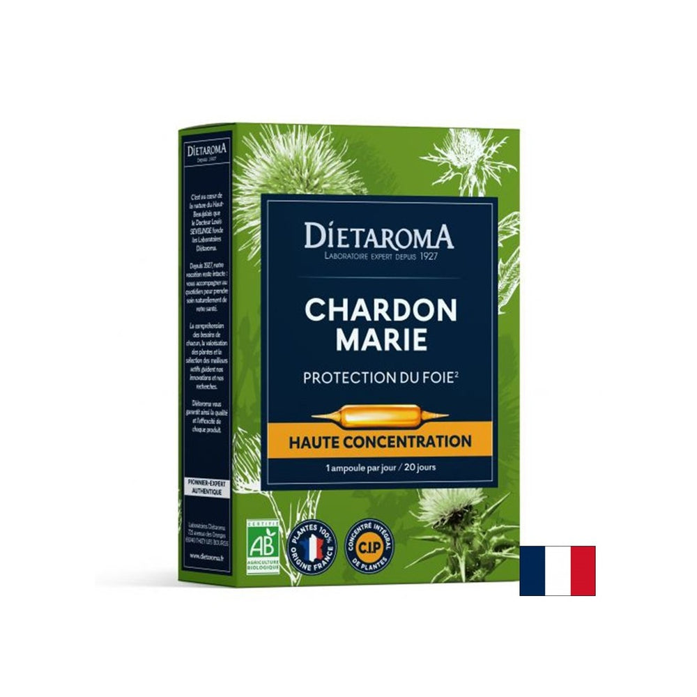 Leber und Galle - Milch Thistle, 20 Trinkampullen