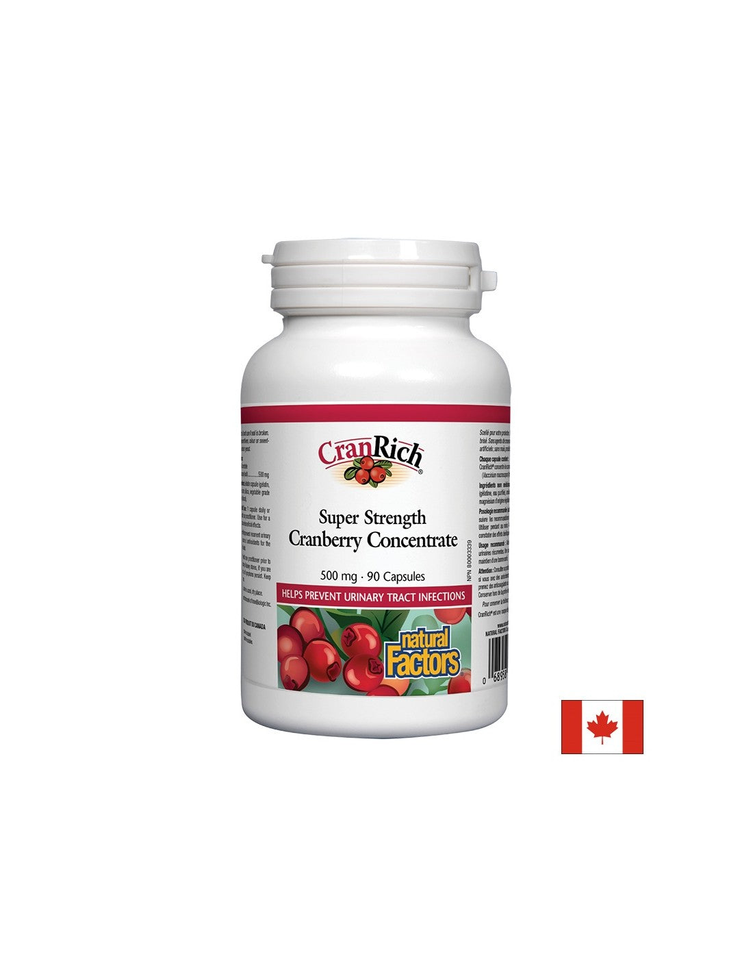 Cranberry -Konzentrat 500 mg - 90 Kapseln