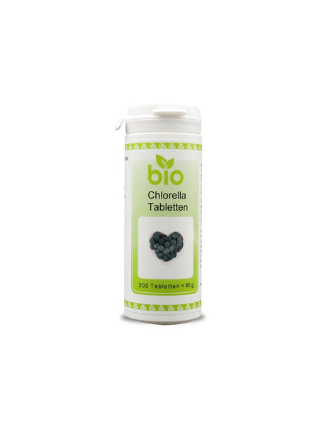 Chlorella BIO - Био Хлорела 400 mg, 200 таблетки Karl Minck - Feel You
