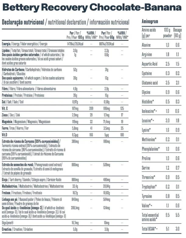 Recovery Instant Pulver - 900 Gramm