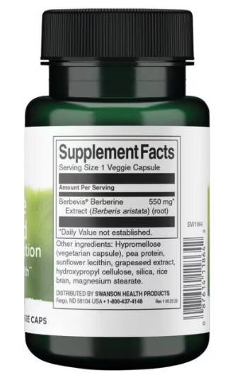 Berberine Advanced | Berbevis® Extrakt 550 mg 30 Kapseln